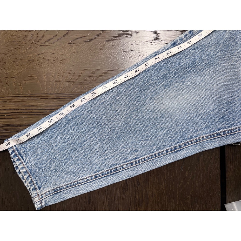 VTG Bill Blass Jeans Womens 12 Blue Pleated High Waist Acid Wash Denim 90s Mom - Picture 14 of 14